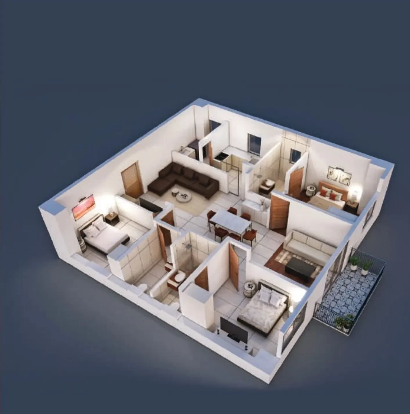 2bhk-flat-urbanyx-court-layout